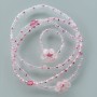 Lot de 3 Bracelets & 1 Bague en Quartz Rose | Bijoux artisanaux délicats aux pierres naturelles, faits main dans le Cotentin.