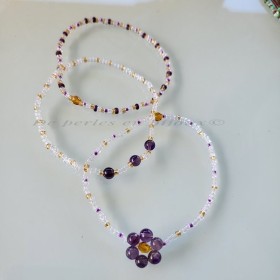 Lot de 3 Bracelets & 1 Bague en Aventurine | Bijoux artisanaux élégants aux pierres naturelles, faits main dans le Cotentin.