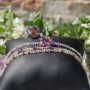 Trio – Lot de 3 Bracelets & Bague en Améthyste | Bijou Élégant & Mystique