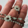 Trio – Lot de 3 Bracelets & Bague en Aventurine | Bijou Élégant & Porte-Bonheur