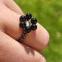 Trio – Lot de 3 Bracelets & Bague en Onyx | Bijou Sophistiqué & Intemporel