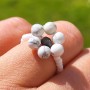 Trio – Lot de 3 Bracelets & Bague en Howlite | Bijou Élégant & Intemporel