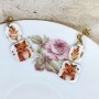 Boucles d’oreilles renards Rouky - Bijou doré fait main