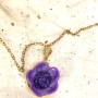 Parure Violette scintillante – Bijoux faits main