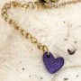 Parure Violette scintillante – Bijoux faits main