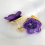 Parure Violette scintillante – Bijoux faits main