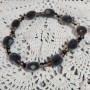 Zanzibar 2, bracelet graines de zanzibar et perles cristal autrichien