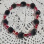 Zanzibar 2, bracelet graines de zanzibar et perles cristal autrichien